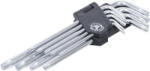 BGS DIY Set chei tip L | lungi | Profil T (pentru Torx) | T10 - T50 | 9 piese (BGS 816) (816)