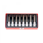 KROFTOOLS Set capete chei tubulare lungi 1/2", TORX T27-T70, 8 piese (6101) (K-6101) Set capete bit, chei tubulare