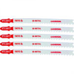 TOYA Pânză ferăstrău pendular T10TPI pentru metal 5 buc/set (YT-3417) Fierastrau