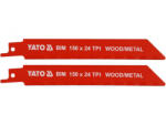 TOYA Pânză ferăstrău sabie 150 mm/24TPI bimetal (2 buc/set) (YT-33932) (YT-33932) Fierastrau