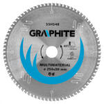 GRAPHITE Fierăstrău circular cu dinți din carbura de tungsten, 254x30mm, 80 de dinți, universal (55H548) Disc de taiere