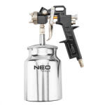 NEO TOOLS Pistol pneumatic pentru vopsire, cu rezervor inferior, 1, 5mm (14-704)