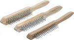 BGS DIY Set perii de sârmă | tijă de lemne | 2, 3, 4 rânduri | 3 piese (BGS 85815) (85815)