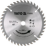 TOYA Disc fierăstrău pentru lemn 170/40/16 (YT-60583) (YT-60583) Fierastrau