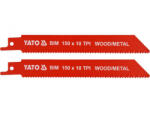 TOYA Pânză ferăstrău sabie 150 mm/10TPI bimetal (2 buc/set) (YT-33930) Fierastrau