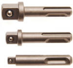BGS technic Set adaptoare | SDS - Pătrat exterior 6, 3 mm (1/4"), 10 mm (3/8"), 12, 5 mm (1/2") | 3 piese (BGS 8214) (8214) Cleste