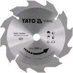 TOYA Disc fierăstrău pentru lemn 170×16×2, 2 mm / 12T (YT-60582) Fierastrau