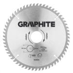 GRAPHITE Fierăstrău circular, din carbura de tungsten, 180x30mm, 60 de dinți (55H605) Disc de taiere