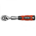 TOYA Clișeu cu clichet 1/4" 72T telescopic (150-200 mm) CrV (YT-0297)