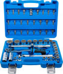 BGS technic Set chei tubulare 12 colțuri | Antrenare 12, 5 mm (1/2") | 8 - 32 mm | 51 piese (BGS 74509) (74509) Trusa unelte