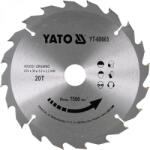 TOYA Disc fierăstrău pentru lemn 210×30 mm 20T (YT-60665) Fierastrau