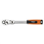 NEO TOOLS Cheie cu clichet 1/2", 285mm, flexibilă, DIN 3122 (08-519)