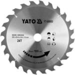 TOYA Disc fierăstrău pentru lemn 235×25, 4×1, 8 mm / 24T (YT-60685) (YT-60685) Fierastrau