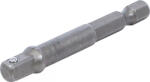 BGS technic Adaptor pentru maşini de găurit | Antrenare Hexagon exterior 6, 3 mm (1/4") / Antrenat prin pătrat exterior 6, 3 mm (1/4") (BGS 9685-1) (9685-1) Burghiu