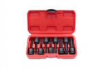 KROFTOOLS Set capete chei tubulare impact 1/2" , TORX T20-T70 , 9 piese (6098) (K-6098) Set capete bit, chei tubulare