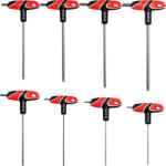 TOYA Set chei tip T 8 piese imbus cu cap sferic S2 (YT-05597) (YT-05597) Cheie imbus
