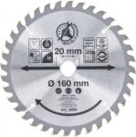 BGS technic Disc fierăstrău circular carburi metalice | Ø 160 x 20 x 2, 4 mm | 36 dinţi (BGS 3950) (3950) Fierastrau