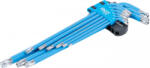BGS technic Set chei tip L | Profil T (pentru Torx) / Profil T (pentru Torx) cu gaură T10 - T50 | 9 piese (BGS 35105) (35105) Cheie torx