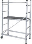 Bormann schelă din aluminiu 5+5, înălțime de lucru 3 m, asamblare fără scule (BHL9090) (BHL9090)