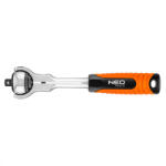NEO TOOLS Cheie cu clichet 3/8", cu cap rotativ 360°, 72 de dinți (08-543)