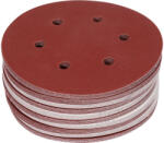 TOYA Disc fibră tip arici 150 mm / P180, 6 găuri, 50 buc (YT-834587) - sculeforte