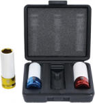 BGS DIY Set tubulare adanci de impact 17, 19 si 21mm cu protectie pentru jante din aliaj, antrenare 1/2" (BGS 7310) (7310) Cheie tubulara