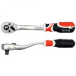 TOYA Clișeu cu clichet 3/8" 72T tijă îndoită mâner moale (YT-0731)