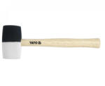 TOYA Ciocan cauciuc bicolor (negru-alb) 44 mm 340 g (YT-4601) - sculeforte Ciocan