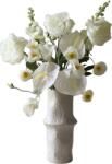 Botane Buchet de flori artificiale Bright White (BOT-BOU-054)