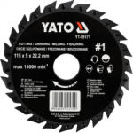 TOYA Disc de tăiere tip răspăluit 115 mm (YT-59171) - sculeforte Pila
