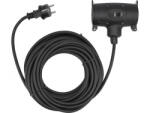 TOYA Prelungitor cablu flexibil izolat cauciuc 15 m 3x1, 5 mm2 cu 2 prize (YT-81031)