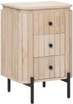 vidaXL Noptiera handmade Alb 40 x 30 x 60 cm Lemn de mango solid GartenMobel Dekor (42020108)