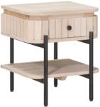 vidaXL Noptiera handmade Alb 40 x 35 x 45 cm Lemn de mango solid GartenMobel Dekor (42020106)