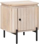 vidaXL Noptiera handmade Alb 40 x 30 x 45 cm Lemn de mango solid GartenMobel Dekor (42020107)