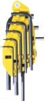 STANLEY Set 8 chei imbus în inch Stanley 0-69-252, tip L, din otel aliat (4700069252) Cheie imbus