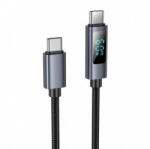 hoco. Cablu Date si Incarcare Hoco USB-C - USB-C Display X112 60W 1m Negru