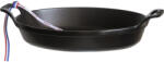 Staub Ovális öntöttvas sütőtál, fekete, 28 cm (ST1302923)
