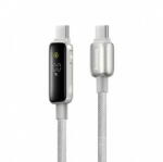 Baseus Cablu Date si Incarcare Baseus USB-C - USB-C Vipow Display 100W 2m Gri