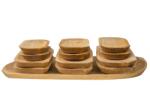 Z-tools 13 db fa tálaló készlet, 60x24x2, 5cm / 1463 (1463)