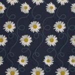 Heko Panels Szövet, Százszorszép sötétkék színű, poliészter 100%, 210g/pm, Méret: 100cm x 155cm, DX638 (DX638)