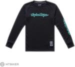 Troy Lee Designs Youth Skyline Ride Tee gyerek mez, signature black/real teal (M)