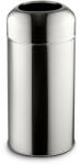 Dayco Metal Fedél nélküli, rozsdamentes acél szemetes kuka, 40 L, 28X67CM, fényes 430SS (DM0890) - pepita