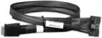 Icy Dock Cablu IcyDock MB302L-B MCIO 8i SFF-TA-1016 la 2x Oculink 4i SFF-8611 0 5m negru (mb302l-b)