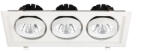 Avide LED Downlight Sein Négyzetes 3x30W IP20 8400lm 36° NW 4000K - pepita - 64 599 Ft