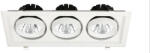 Avide LED Downlight Sein Négyzetes 3x30W IP20 8400lm 20° NW 4000K - pepita - 66 639 Ft