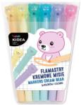 kidea Kidea, markere, ursuleti, crem, 6 culori