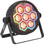 Afx Proiector LED PAR AFX CLUB-KALEDO | RGBW, 7x10W, DMX 12/17 canale, Powercon (CLUB-KALEDO)