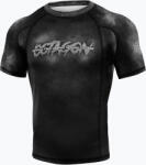 Octagon Мъжки рашгард Octagon Premium Oldskull Fans black/multicolour