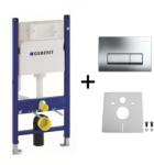 Geberit Set PROMO Rezervor cu cadru ingropat Geberit Delta, cu sistem fixare si clapeta crom Delta 51 (458.128.21.2)