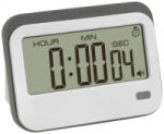 TFA Digitaler Timer mit Stoppuhr und Wecker Időzítő Fehér, Szürke digitális (38.2052. 02) (38.2052.02)
